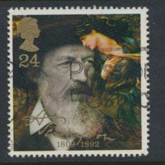 Great Britain SG 1607    Used  - Lord Tennyson