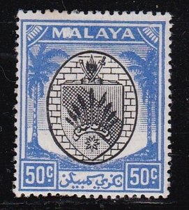 Album Treasures Malaya Negri Sembilan Scott # 55  50c  Coat of Arms  MH