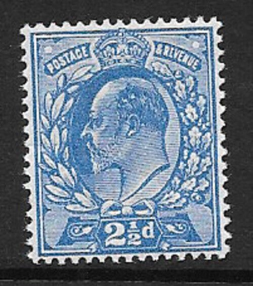 Sg 283 M18(1) 2½d Deep Bright Blue Harrison perf 15x14 UNMOUNTED MINT