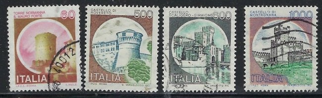 Italy 1413;1426;1427;1431 Used 1980 issues (an3209)