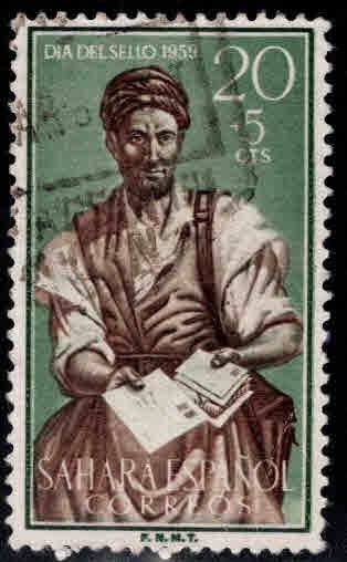 Spanish Sahara Scott B56  Used Semi-Postal stamp