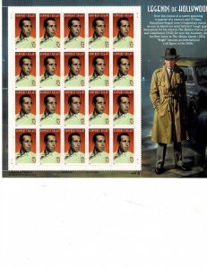 Hollywood Humphrey Bogart 32c US Postage Sheet #3152 VF MNH