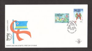 Aruba    #193-194   FDC  2000   America issue