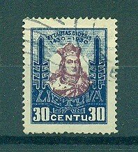 Lithuania sc# 247 used cat value $.25