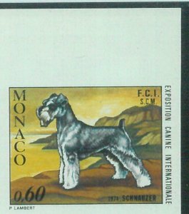 83880 - MONACO - STAMPS: Dallay  #  998  IMPERF N/D  - MNH  Dogs 1974 Shnauzer