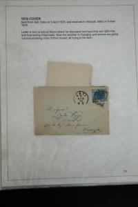 Italy Stamps 1800’s One Family Correspondence 250 Stamp Covers