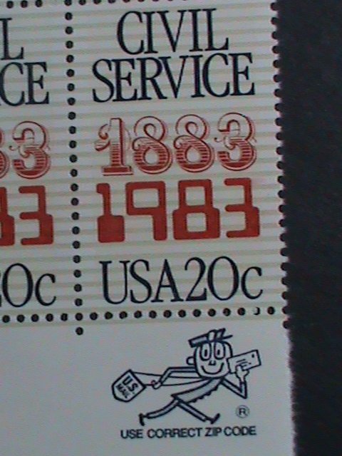 ​UNITED STATES-1983 SC#2053 CIVIL SERVICE   MNH BLOCK OF 4 VERY FINE