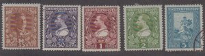 Montenegro - 1910 - SC 94-98 - MH/Used - 95,98 U