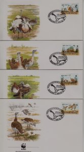 Hungary 3426-29 FDC WWF-94/Birds