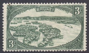 Brunei Scott 64 - SG81, 1947 Brunei River 3c MH*