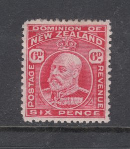 New Zealand Sc 134 MLH. 1910 4p red orange KEVII, perf 14 F-VF