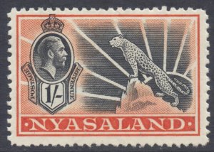 Nyasaland Scott 46 - SG122, 1934 George V 1/- MH*