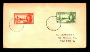 Nyasaland 1948 Cover to New York - L11132