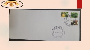 O) 2011 ST KITTS, FRUITS, FOOD, POST OFFICE, FDC XF