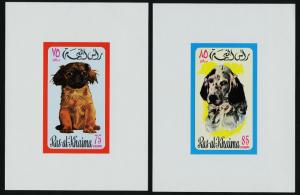 Ras al-Khaima MI567-72 Deluxe sheets MNH Dogs