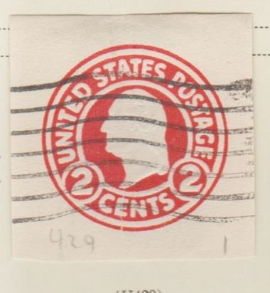 U.S. Scott #U429c-U429e Die 1/4/6/7/8/9 - Stamped Envelope - Used Set of 7 - IND