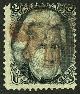 U.S. #73 USED RED CANCEL