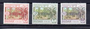 Sudan 133-135 MNH