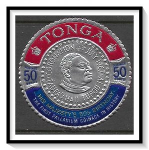 Tonga #208 H.M's Birthday Foil MH