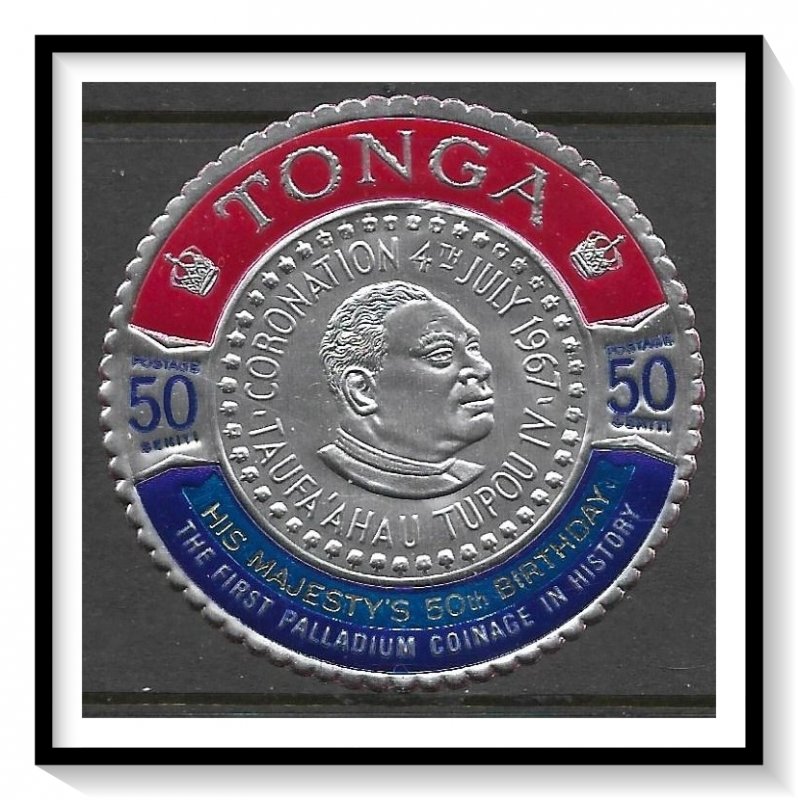 Tonga #208 H.M's Birthday Foil MH