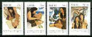 Nauru 1990 Legend of Eoiyepiang, the Daughter of Thunder ...