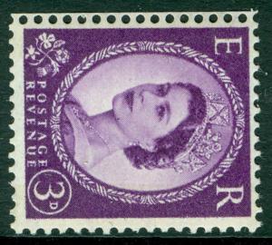 SG615b, 3d deep lilac (2 BANDS), NH MINT. WMK SIDE