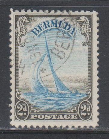 Bermuda,  2p Yacht (SC# 109) Used