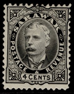 SARAWAK QV SG29, 4c black, M MINT. Cat £18.