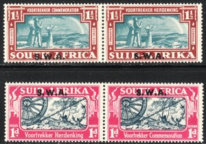 1938 SW Africa Voortrekkers complete set Sc# 133 / 134 MVLH CV: $30.00