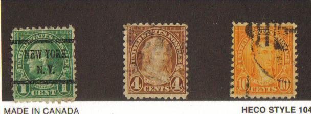 #581-585-591 Used Nice centering Perf 10 1923-26 Series look