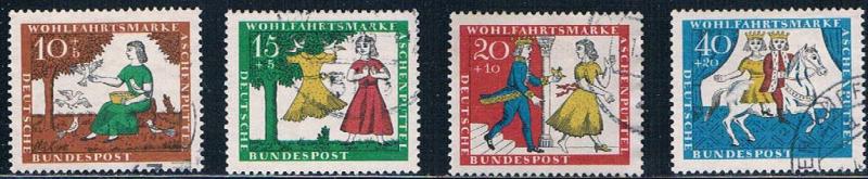 Germany B408 11 Used set Cinderella (GI0528P134)+