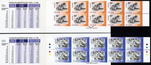 Iceland Stamps # 844-45 MNH VF Booklet Complete Set Scott Value $45.00