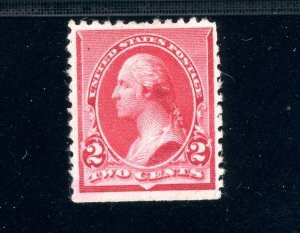 USAstamps Unused VF US 1890 Washington Scott 220a OG MHR Cap on Left 2 Var