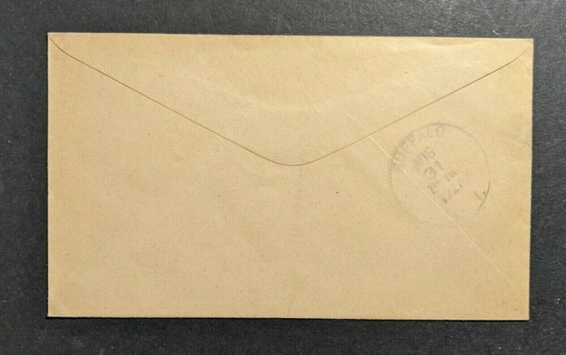 1927 SS President Harrison USTP Sea Post Cover to Buffalo NY