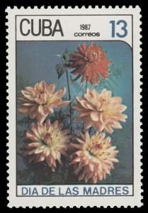 LATIN AMERICA STAMP 1987  SCOTT # 2941 UNUSED.  FLOWER