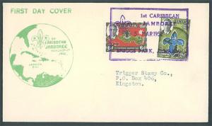 Jamaica - 1st Caribbean Boy Scout Jamboree (1952) FDC