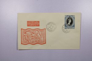 Seychelles 1953 FDC - 9c Stamp - F76095