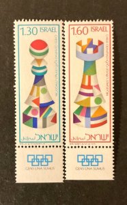 Israel Scott #609-10 never hinged with tabs