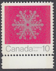 Canada - #556p Christmas Snowflake W2B Tagged - MNH