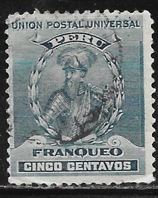 Peru 147: 5c Francisco Pizarro, used, F-VF