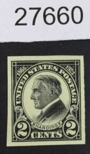 US STAMPS #611 MINT OG H  LOT #27660