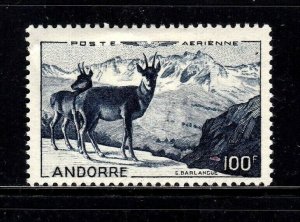 Andorra (Fr.) stamp #C1, MH OG,  CV $87.50