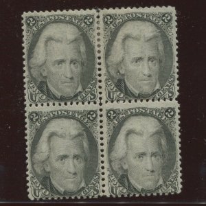 73 Jackson Mint Block of 4 Stamps  By208