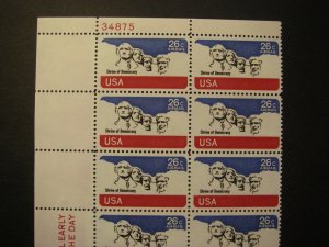 Scott C88, 26c Mount Rushmore, PB20 #34875 UL, MNH Airmail Beauty