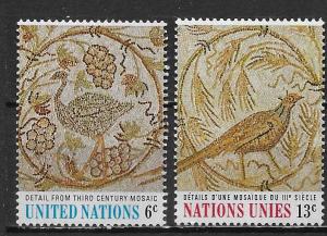 United Nations 201-2 Mosaic set MNH