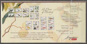 Singapore 2002 William Farquhar II Collection - A Piece of History Sheetlets FDC