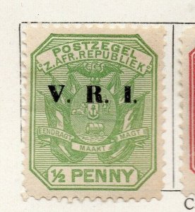 Transvaal 1900 Early Issue Fine Mint Hinged 1/2d. VRI Optd NW-174624