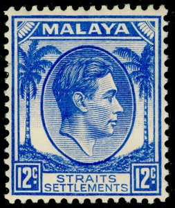 MALAYSIA - Staits Settlements SG285, 12c ultramarine, M MINT. Cat £15.