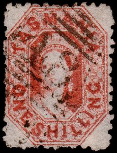 Tasmania Scott 34f, Perf. 11.5 (1873) Used F-VF, CV $70.00 M