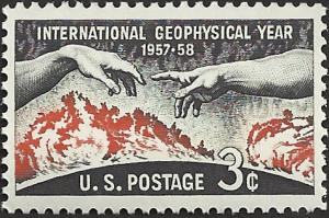 # 1107 MINT NEVER HINGED GEOPHYSICAL YEAR